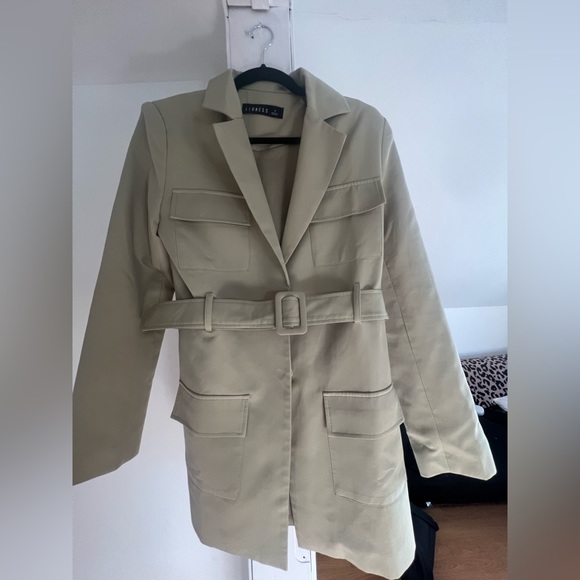 Sage green utility blazer - Picture 1 of 2
